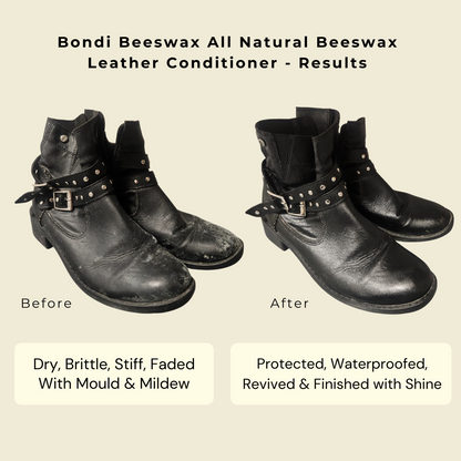 Bondi Beeswax All Natural Beeswax Leather Conditioner 100g