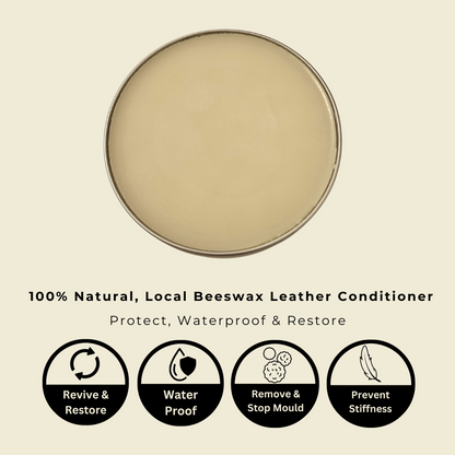 Bondi Beeswax All Natural Beeswax Leather Conditioner 100g